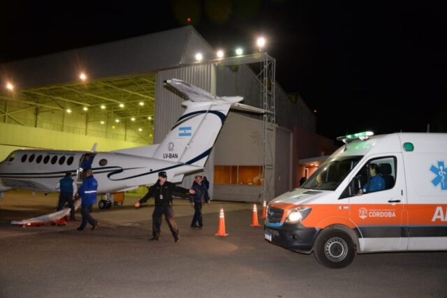 Mía será trasladada desde Perú a Córdoba en el avión sanitario de la Provincia