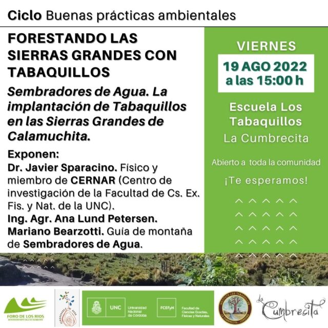 Se viene la 4ta charla del ciclo "Buenas prácticas ambientales"-La Ola Digital