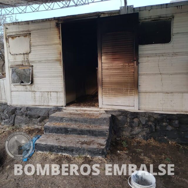 Incendio en Embalse