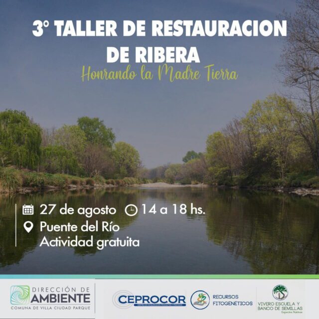 Taller de Restauración de Ribera en Villa Ciudad Parque