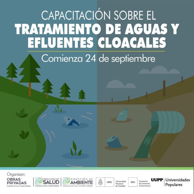Capacitación sobre el tratamiento de aguas y efluentes cloacales en Villa Ciudad Parque-La Ola Digital