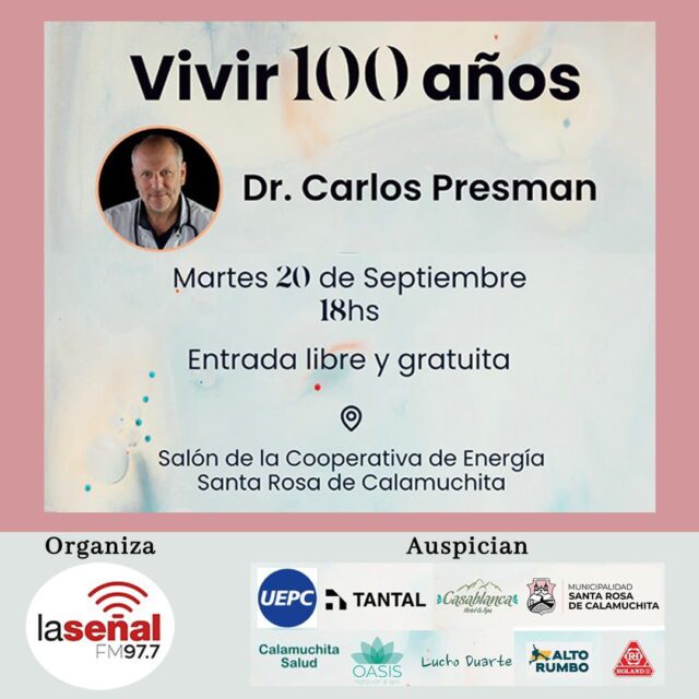 Santa Rosa: charla del gerontólogo Carlos Presman