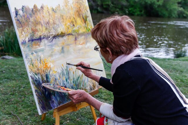 Encuentro de pintores en Los Reartes