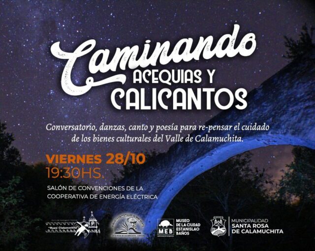 Santa Rosa: Conversatorio “Caminando acequias y calicantos”
