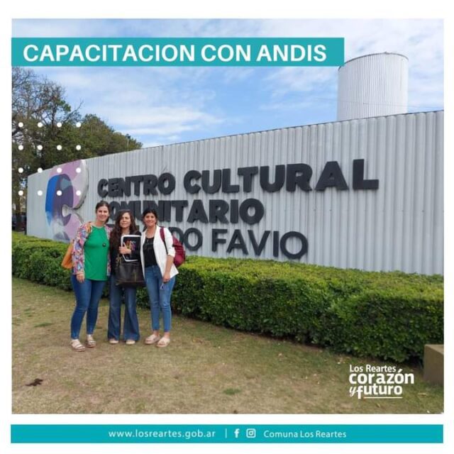 Los Reartes partició de una capacitación del ANDIS