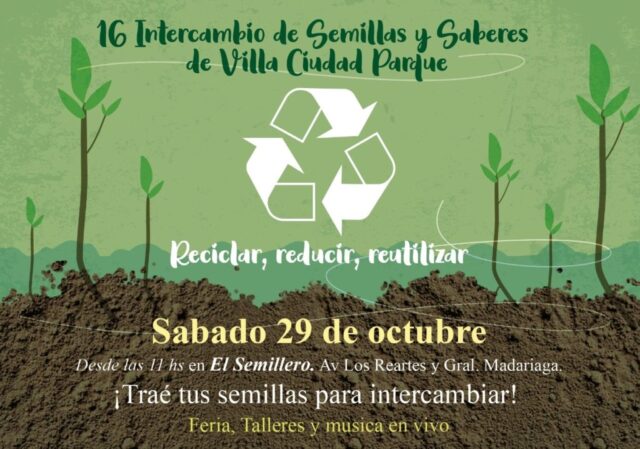 Se aproxima el 16º Intercambio de Semillas de Villa Ciudad Parque-La Ola Digital