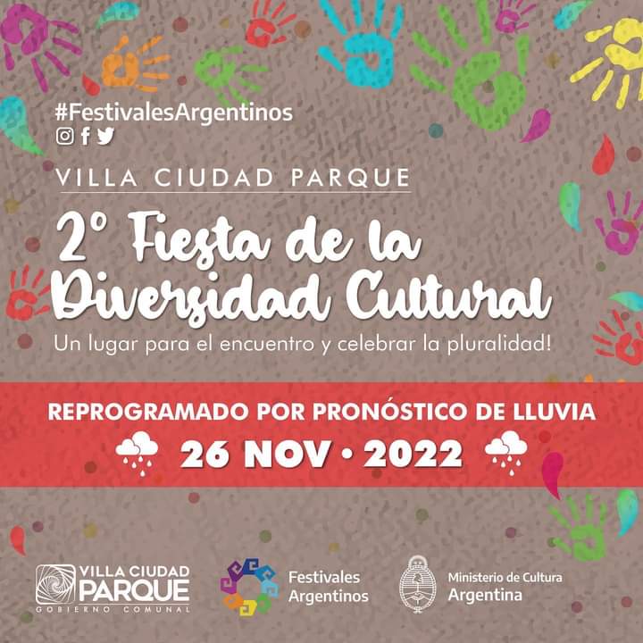 La fiesta de la Diversidad Cultural de Villa Ciudad Parque cambia de fecha