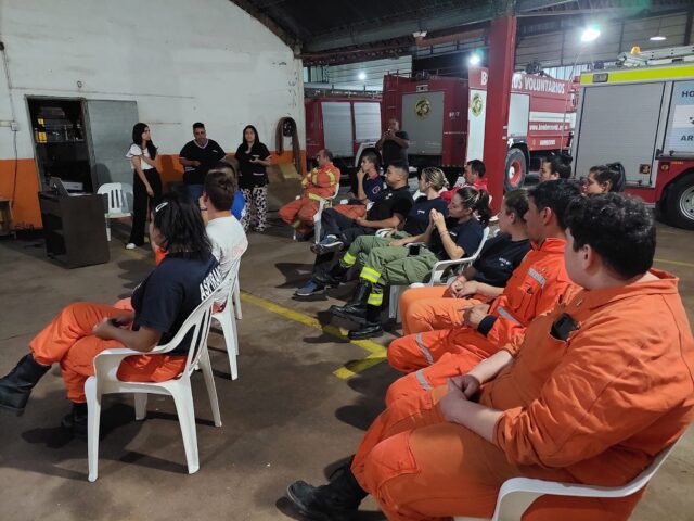Charla informativa sobre violencia de género para los bomberos de Villa del Dique-La Ola Digital