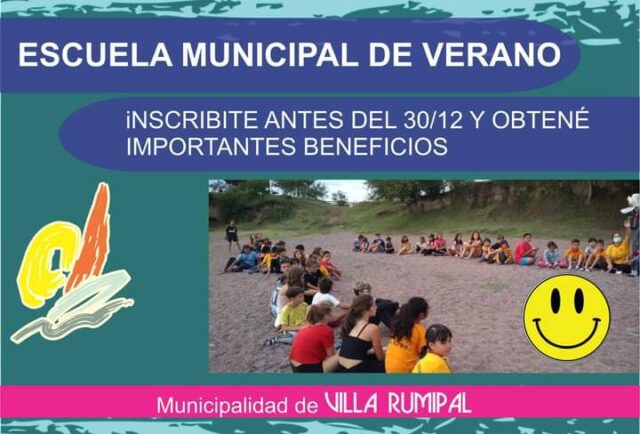 Escuela de Verano en Villa Rumipal