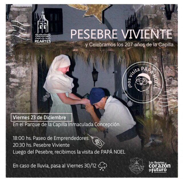 Los Reartes se anticipa a la Navidad con un Pesebre Viviente-La Ola Digital