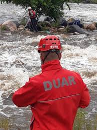 Dos hombres fueron rescatados en el río San Antonio