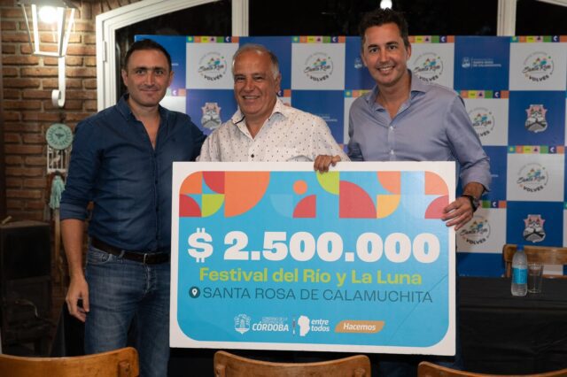 Manuel Calvo estuvo presente en el festival Río y Luna