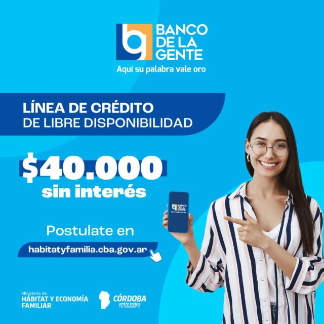 Inscripciones para prestamos de $40.000