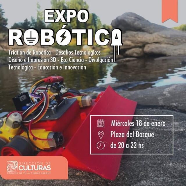 Expo Robótica en Villa Ciudad Parque