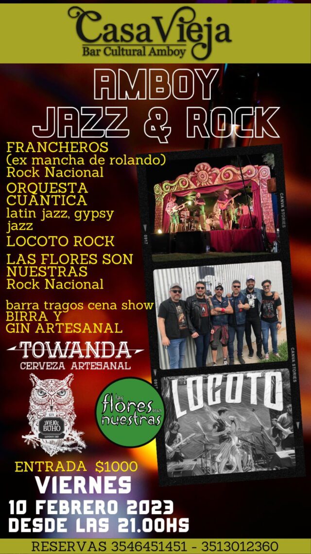 Este fin de semana se realiza "Amboy-Jazz y Rock"-La Ola Digital
