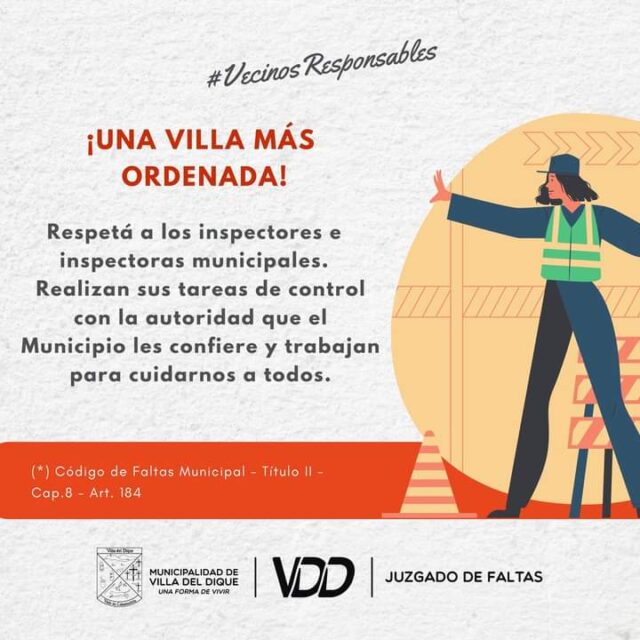 Villa del Dique: Campaña de Seguridad Vial
