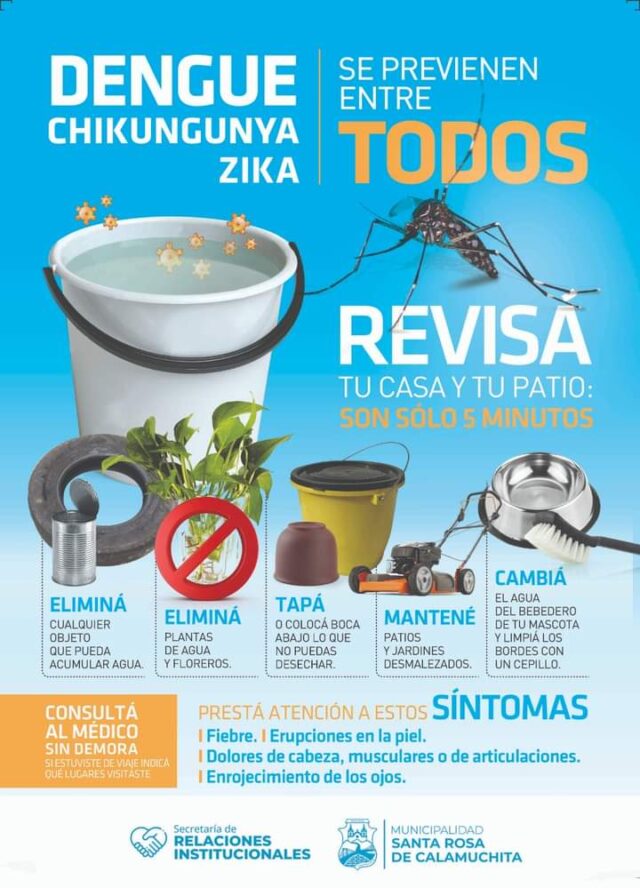 Santa Rosa: Campaña de prevención de Dengue