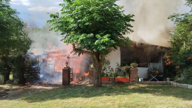 Se incendió una vivienda en Los Reartes-La Ola Digital