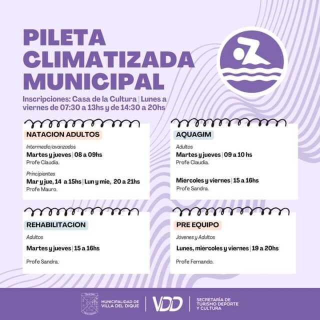 Villa del Dique: pileta climatizada