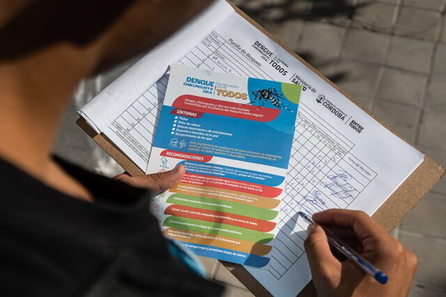 Hay menos casos de dengue en Córdoba