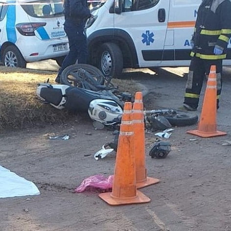 Un motociclista falleció esta mañana en Villa del Dique-La Ola Digital