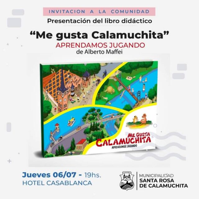Presentación del libro "Me gusta Calamuchita"