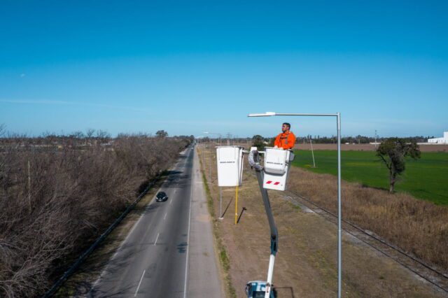 Finalizaron las obras de iluminación de Ruta 9 Sur y Ruta 36-La Ola Digital