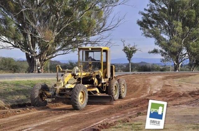 Obras de mantenimiento en Embalse