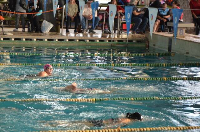 Más de 100 atletas con Síndrome de Down nadaron en el Polo Deportivo Kempes-La Ola Digital