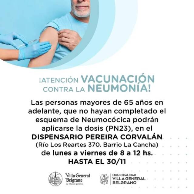 VGB: vacunación contra la neumonía-La Ola Digital