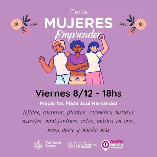 Feria “Mujeres Emprenden” en VGB