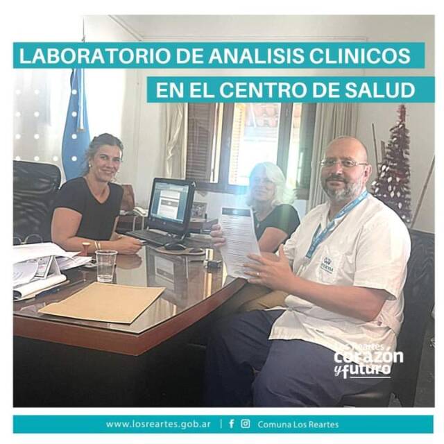 Laboratorio de análisis clínicos en Los Reartes