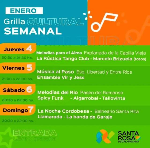 Actividades recreativas en Santa Rosa