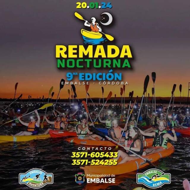 Remada Nocturna en Embalse