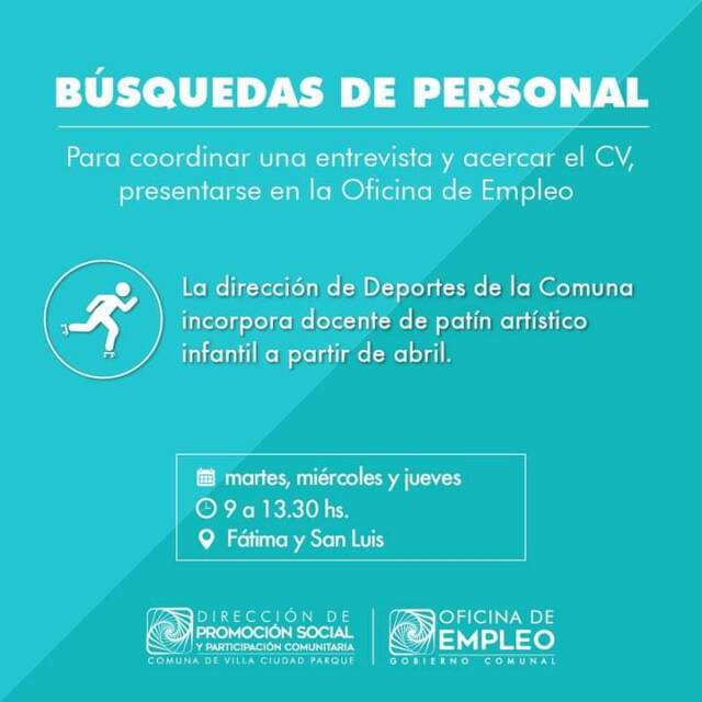 Búsquedas laborales en VCP