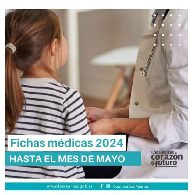 Los Reartes: Certificado Único de Salúd