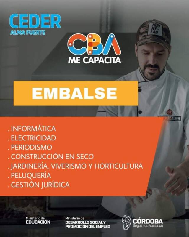 Embalse: cursos de Formación Profesional del CEDER