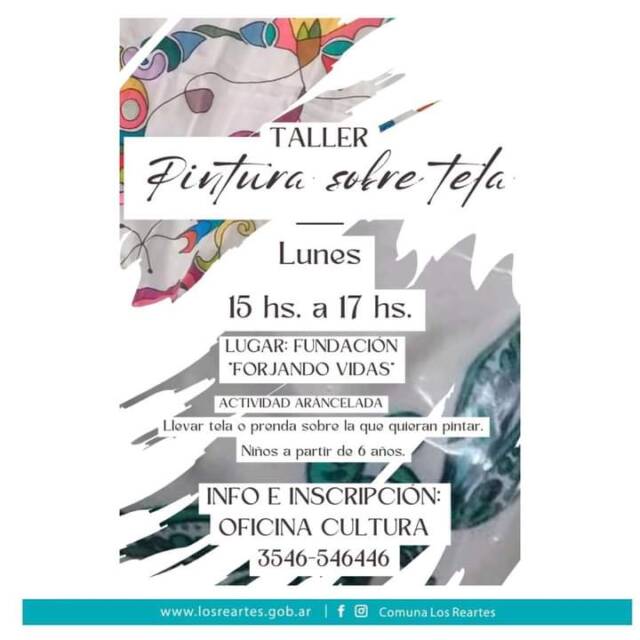 Los Rearte: grilla de cursos de capacitación