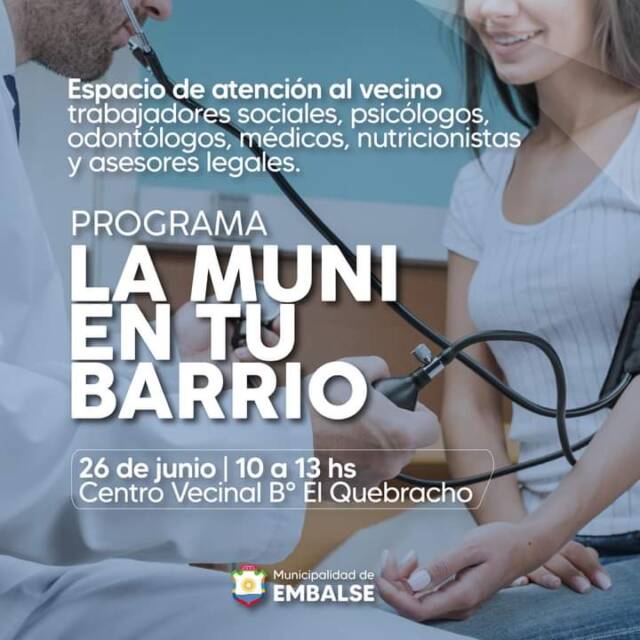 Embalse: La Muni en tu Barrio