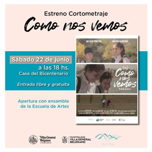 Cortometraje “Como nos vemos” en VGB