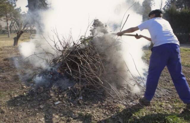 "Está totalmente prohibido prender fuego en ningún lugar, ni en el patio de un domicilio"-La Ola Digital