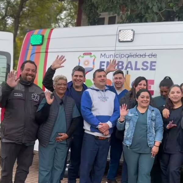 Ambulancia propia para Embalse