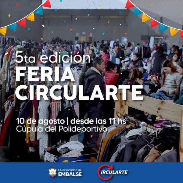 Feria Circularte en Embalse