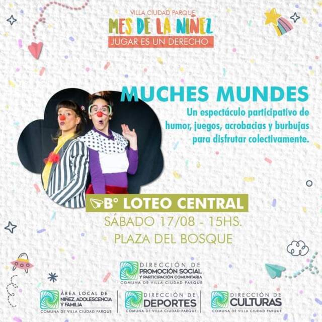 Mes de la Niñez en Villa Ciudad Parque