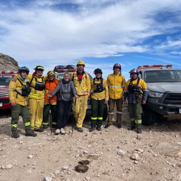 Bomberos se movilizaron hasta el Champaquí para rescatar a una persona-La Ola Digital