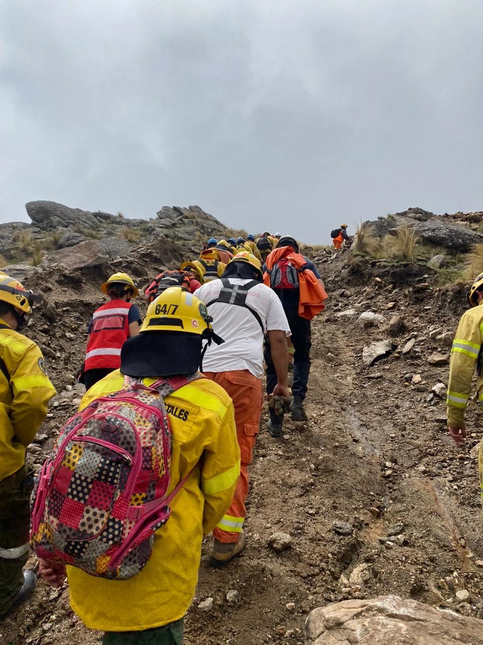 164 bomberos participaron de un rescate en el Cerro Champaquí-La Ola Digital