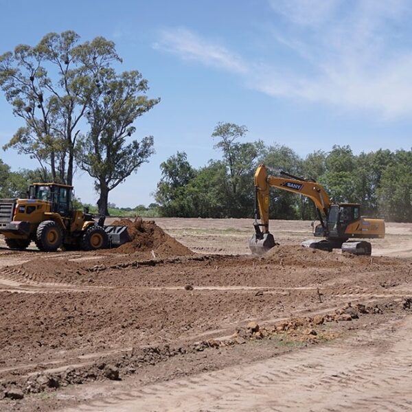 La Provincia comenzó la obra de saneamiento cloacal en Almafuerte-La Ola Digital