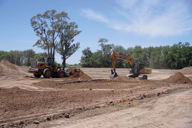 La Provincia comenzó la obra de saneamiento cloacal en Almafuerte-La Ola Digital