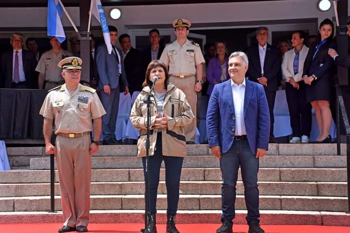 Patricia Bullrich en Embalse