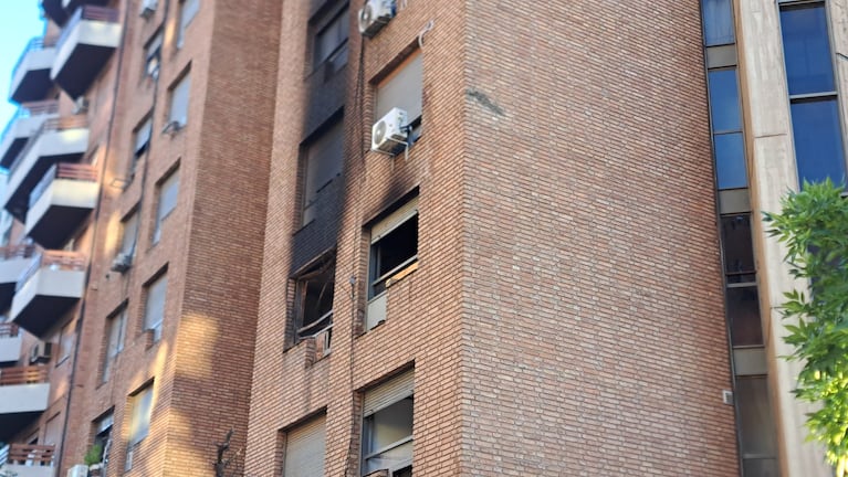 Nueva Córdoba: un departamento se prendió fuego